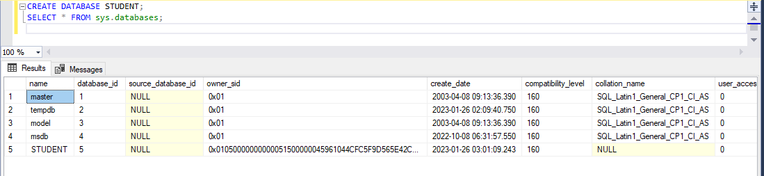 SQL Database 1 List All Databases In SQL Server