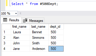 SQL Table 26