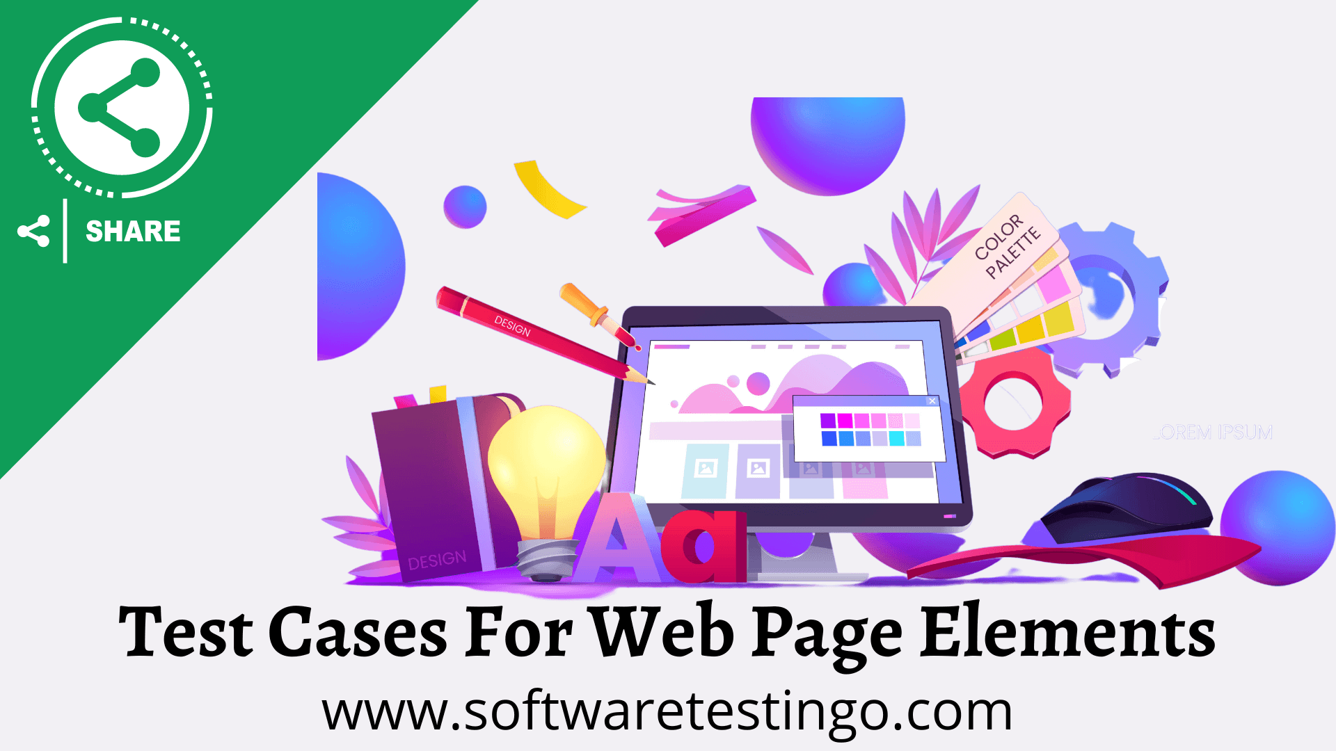 Test Cases For Web Page Elements (Text Field Test Case)