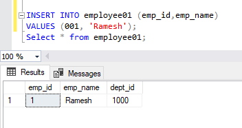 SQL Constraints 1