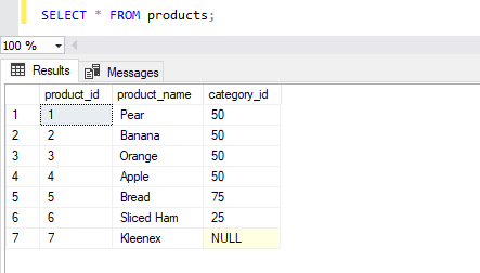 SQL Insert 1