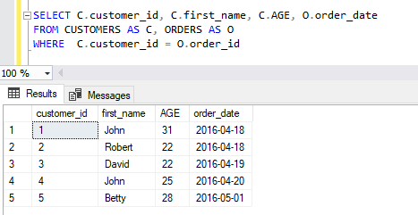 SQL SELECT Statement 30