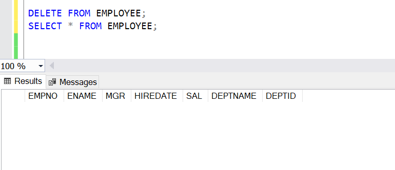 SQL Delete 8 SQL Delete 8