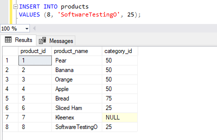 SQL Insert 2