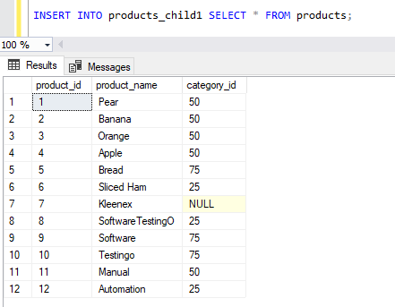 SQL Insert 6
