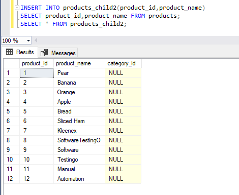 SQL Insert 7