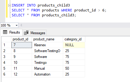 SQL Insert 8