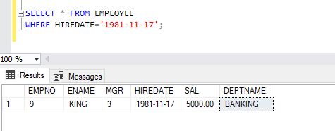 SQL SELECT Statement 19