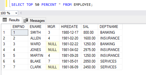 SQL SELECT Statement 11