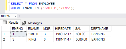 SQL SELECT Statement 16