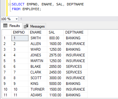 SQL SELECT Statement 17