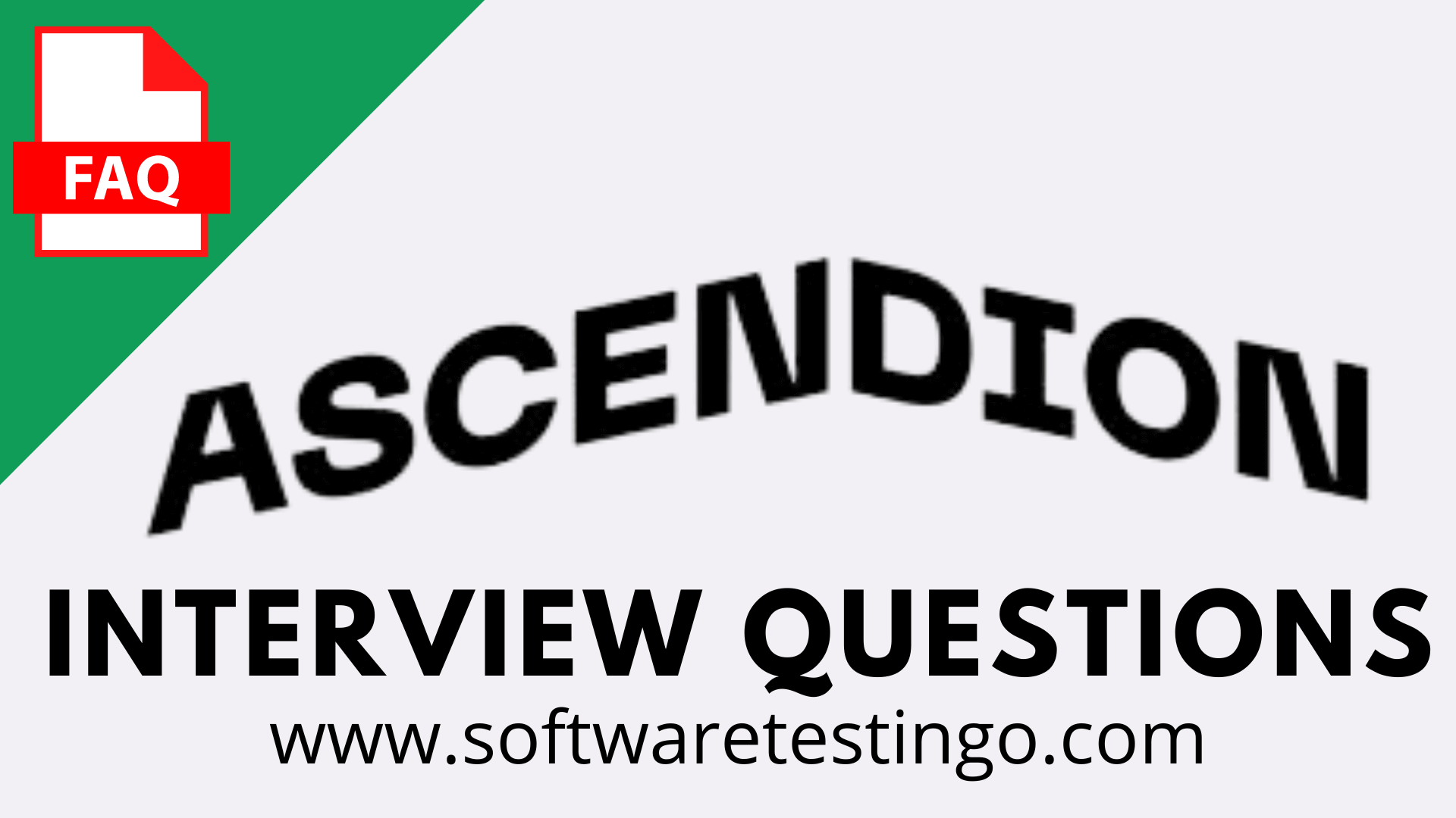 Ascendion Interview Questions