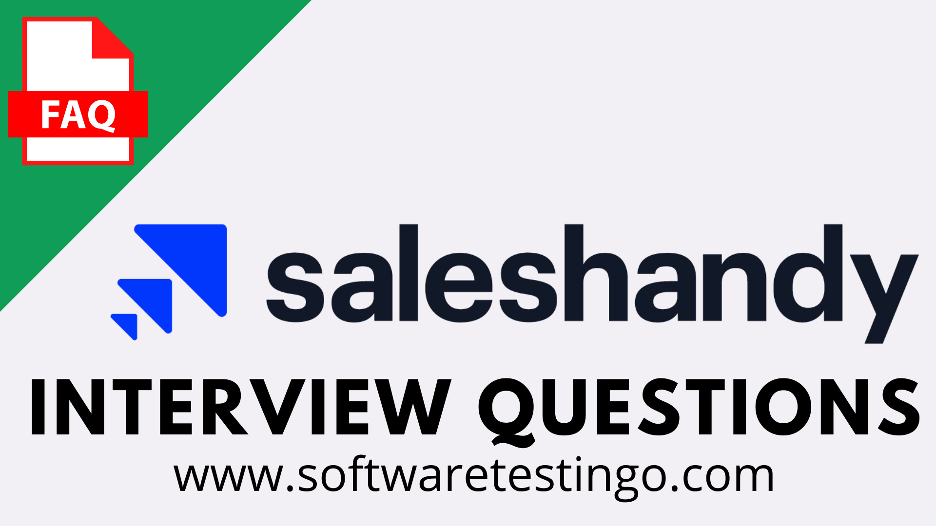 Saleshandy Interview Questions