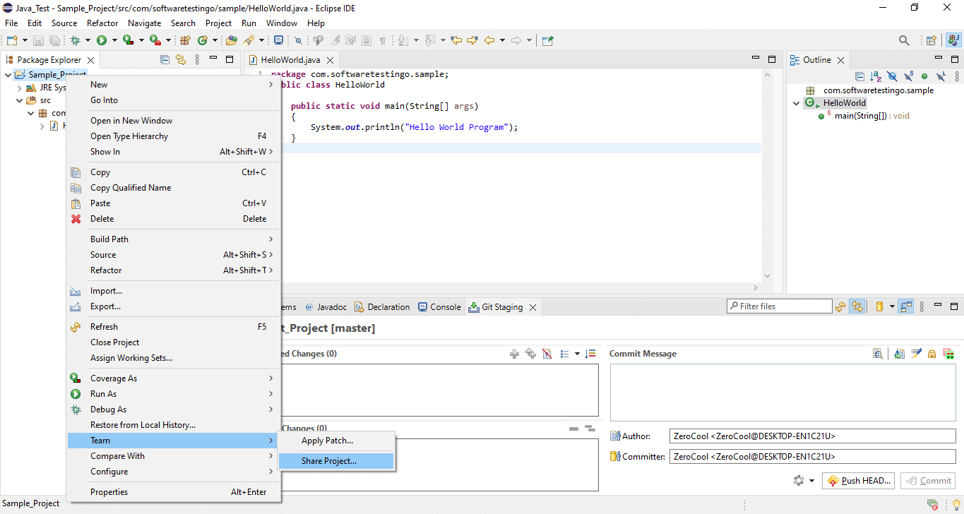 How to Connect Eclipse To GitHub? 20 How to Connect Eclipse To GitHub? 20