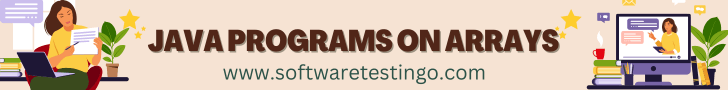 Java Program - Java Programming Examples 4 Java Programs On Arrays