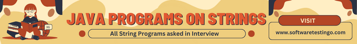 Java Program - Java Programming Examples 5 Java Programs On Strings For Interview