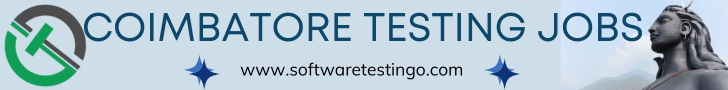 Software Testing Jobs In Coimbatore