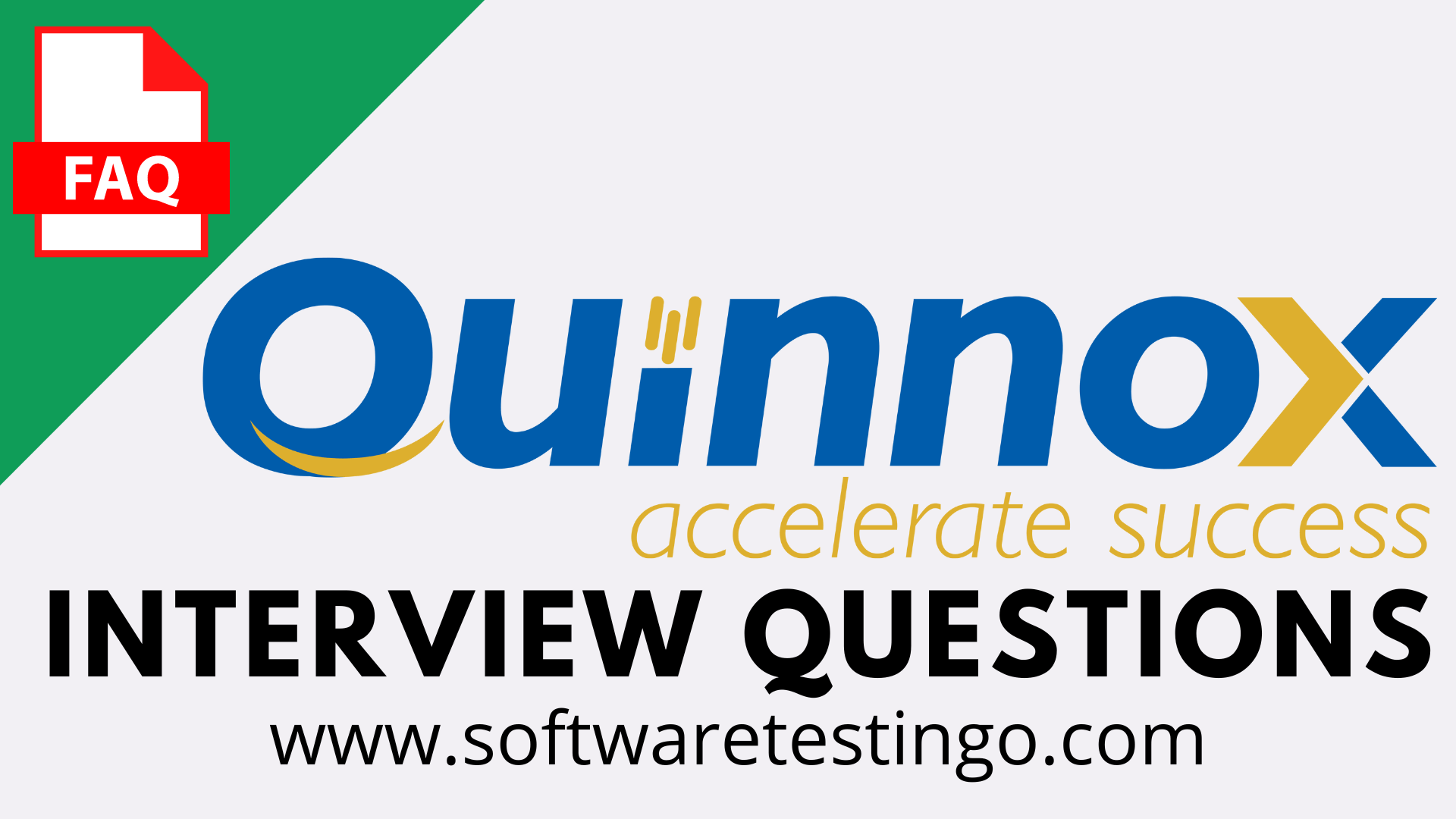 Quinnox Interview Questions