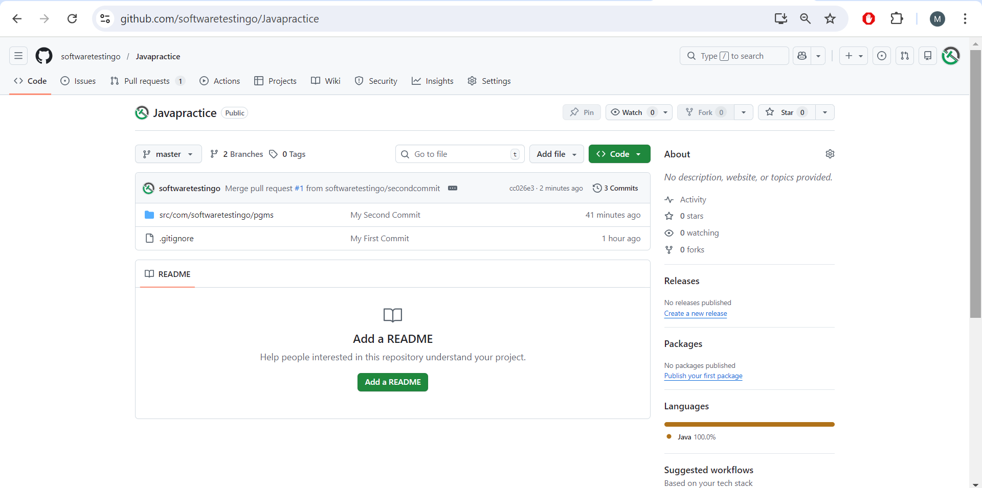 Repo Remote Control How to Setup Local Repo and Push to Remote Repository?